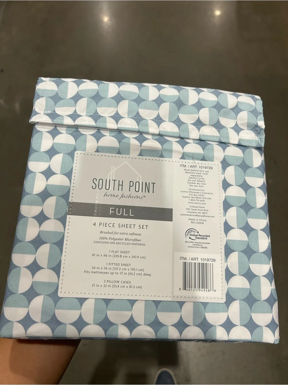 NWT South Point Full 4-Piece Sheet Set